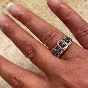 Blue sapphire Cocktail Ring